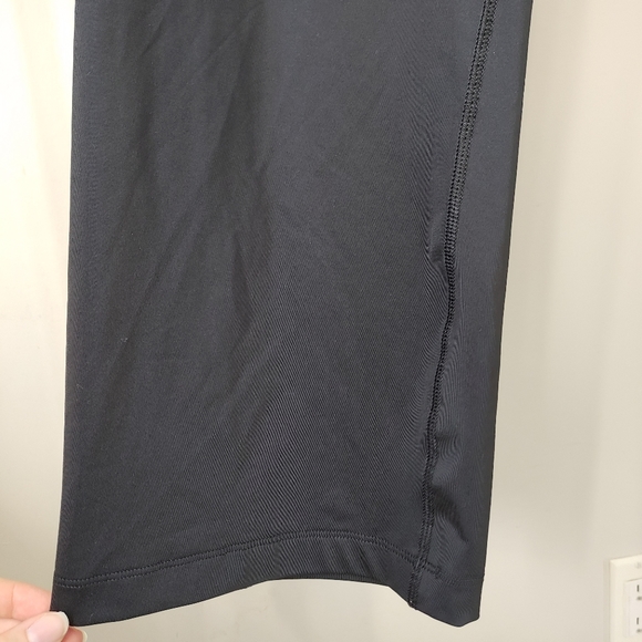 Adidas Yoga Pants Athletic Pants Size Small Black Green Climacool Flare Legging - Picture 5 of 14